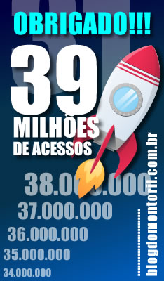 39 MILHÕES DE ACESSOS!