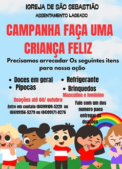 CAMPANHA FAÇA UMA CRIANÇA FELIZ
